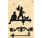 Флюгер большой Duck & Dog 022 Трубочисты