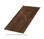 Профлист Металл Профиль C21 0.5 ECOSTEEL® матовый Мореный дуб B
