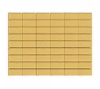 Брусчатка Прямоугольник 100х200х60 мм - Braer песочный