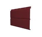 Софит ЭкоБрус с перфорацией 0,345 Grand Line 0,5 Velur RAL 3005 красное вино