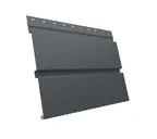 Металлический софит Квадро брус без перфорации 0,5 Satin RAL 7024 мокрый асфальт