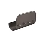 Ограничитель перелива прямой, 90/125, Тёмно-коричневый матовый (RR32)