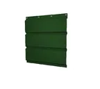 Софит металлический без перфорации 0,5 Satin с пленкой RAL 6005 зеленый мох