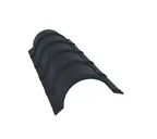 Планка конька полукруглого 0,5 Satin с пленкой RAL 7016 антрацитово-серый