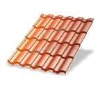 Металлочерепица Металл-Профиль Монтекристо-SL 0,5 AGNETA® Copper/Copper/Медный/Медный