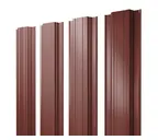 Штакетник Прямоугольный Grand Line 0,5 Satin RAL3009 Оксидно-Красный