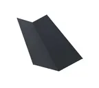 Планка ендовы верхней 145х145 0,45 Drap ST RAL 7024 мокрый асфальт