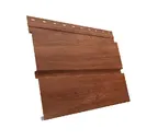 Софит металлический Квадро Брус без перфорации 0,45 Print Elite Rowan